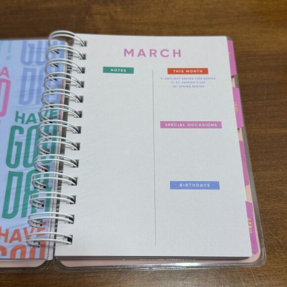 2025 Agenda 52 Weekly Planner Spiral The Future is Bright 4.65 x 6.73 - Picture 2 of 8